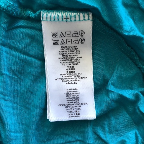 Michael Kors Turquoise Top Size L - Picture 4 of 5